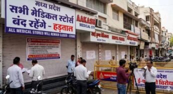 मध्यप्रदेश में 20 मई को दवाइयों की सप्लाई ठप, भोपाल सहित पूरे प्रदेश के मेडिकल स्टोर्स रहेंगे बंद