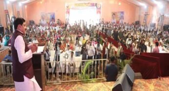 मुख्यमंत्री डॉ. यादव जैन मुनि आचार्य के पावन सान्निध्य में आयोजित भव्य प्रतिष्ठा महोत्सव में हुए सम्मिलित