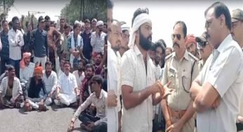 खरीदी केंद्र पर ताला देख फूटा किसानों का गुस्सा, NH-146 पर 3 किमी लंबा जाम