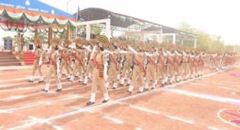 पुलिस प्रशिक्षण शाला भौंरी में चतुर्थ नव आरक्षक बैच का दीक्षांत परेड समारोह संपन्न