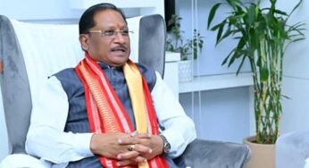 मुख्यमंत्री विष्णुदेव साय से केंद्रीय कोयला एवं खान राज्य मंत्री सतीश चंद्र दुबे ने की सौजन्य मुलाकात