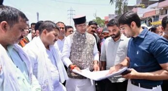 मंत्री सारंग ने किया निर्माणाधीन 10 लेन करोंद बायपास प्रोजेक्ट का निरीक्षण