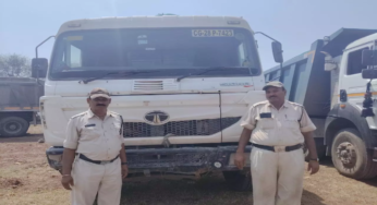 CG : रेत और चूनापत्थर से भरे 3 हाईवा जब्त, प्रशासन की सख्त कार्रवाई …