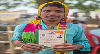 CG : सुशासन तिहार में वंदना घुटरापारा के सुखराम को मिला 1 रुपये किलो वाला राशन कार्ड …