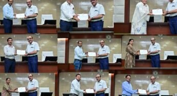 मुख्य सचिव ने ई-ऑफिस एवं समयबद्धता के लिए अधिकारी और कर्मचारियों को दिए प्रशंसा पत्र