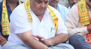 पर्यटन, संस्कृति एवं धर्मस्व मंत्री राजेश अग्रवाल ने किया शिव मंदिर निर्माण कार्य का भूमिपूजन