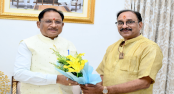 CG : मुख्यमंत्री से छत्तीसगढ़ योग आयोग के नवनियुक्त अध्यक्ष संजय अग्रवाल ने की सौजन्य मुलाकात