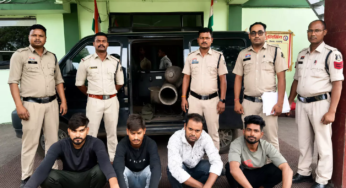 CG : स्टील प्लांट में हुई चोरी का 24 घंटे में खुलासा, जेसीबी ऑपरेटर लोडर चालक समेत 5 गिरफ्तार