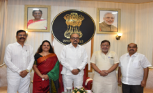CG : राज्यपाल डेका से क्षेत्र के जनप्रतिनिधियों ने की भेंट