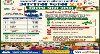 CG : 24 जून को ग्रामसभा के साथ होगी जशपुर जिले में आवास प्लस 2.0 की शुरुआत