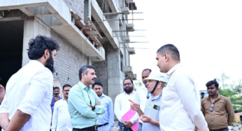 CG : निर्माणाधीन जगदेव राम उरांव कल्याण आश्रम चिकित्सालय का प्रभारी सचिव अंकित आनंद ने किया निरीक्षण
