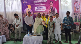 मोहला : सुशासन तिहार 2026 : जनसमस्या निवारण शिविर में मोटराइज्ड ट्राईसाइकिल पाकर दिव्यांग पुनीत राम के चेहरे पर खिली मुस्कान