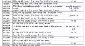 CG : जांजगीर-चांपा के लिए रवाना हो रहे CM विष्णुदेव साय…