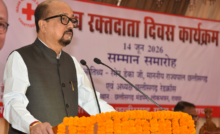 CG : रक्तदान सबसे बड़ा दान, इससे बड़ी कोई सेवा नहीं - राज्यपाल डेका