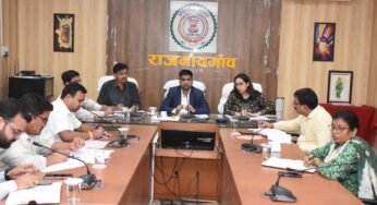 राजनांदगांव : कलेक्टर ने साप्ताहिक समय-सीमा बैठक में विभागीय कार्यों की समीक्षा की – सुशासन तिहार शिविर में प्राप्त आवेदनों का गुणवत्तापूर्ण निराकरण करने के दिए निर्देश