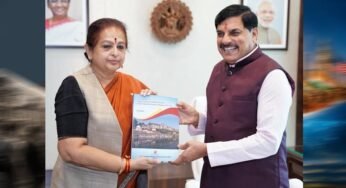 मुख्यमंत्री डॉ. यादव को ट्रेजर्स ऑफ ताप्ती वैली एण्ड बुरहानपुर की प्रति भेंट