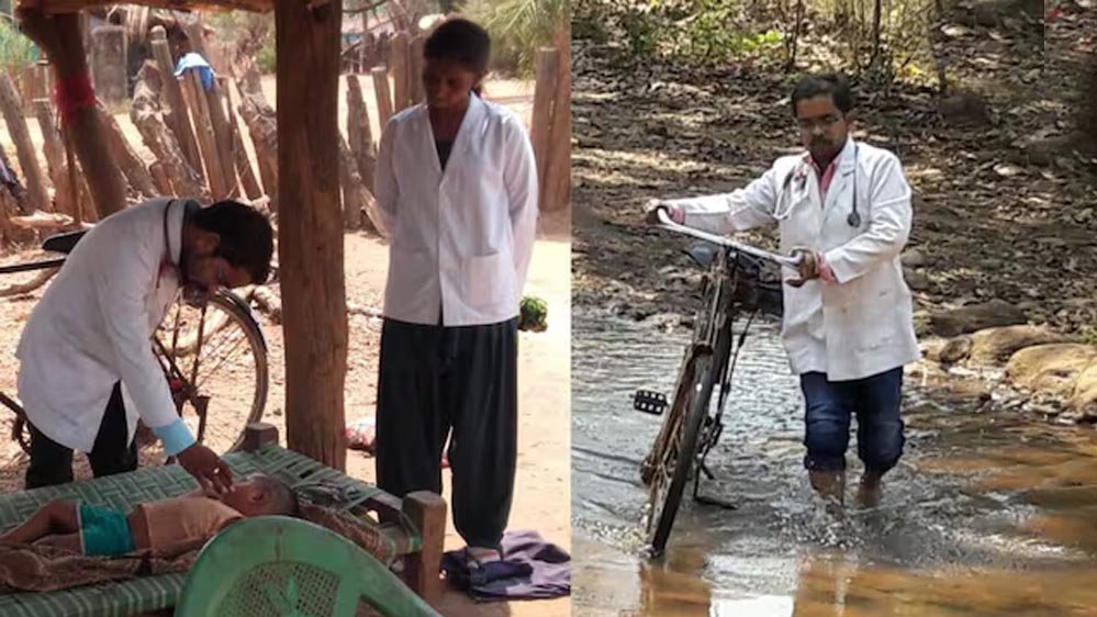 नक्सल प्रभावित इलाके में बदलाव की मिसाल, डॉक्टर रामटेके की 23 साल की मेहनत से बना मॉडल अस्पताल