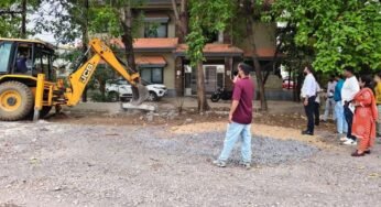 सेजबहार फेस-1 कॉलोनी की भूमि से गृह निर्माण एवं अधोसंरचना विकास मंडल ने हटाया अतिक्रमण
