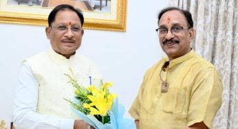 मुख्यमंत्री से छत्तीसगढ़ योग आयोग के नवनियुक्त अध्यक्ष संजय अग्रवाल ने की सौजन्य मुलाकात