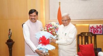 राज्यपाल पटेल को मुख्यमंत्री डॉ. यादव ने जन्मदिवस की दीं शुभकामनाएं