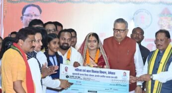मुख्यमंत्री कन्या विवाह योजना से बेटियों को मिल रहा सम्मान और सुरक्षा : मुख्यमंत्री विष्णुदेव साय