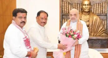बस्तर में विकास और जनविश्वास का मजबूत हो रहा है आधार: केंद्रीय गृहमंत्री अमित शाह से मिले मुख्यमंत्री विष्णुदेव साय