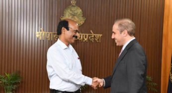 पुलिस महानिदेशक कैलाश मकवाणा से नीदरलैंड के कॉन्सुल जनरल ने की शिष्टाचार भेंट