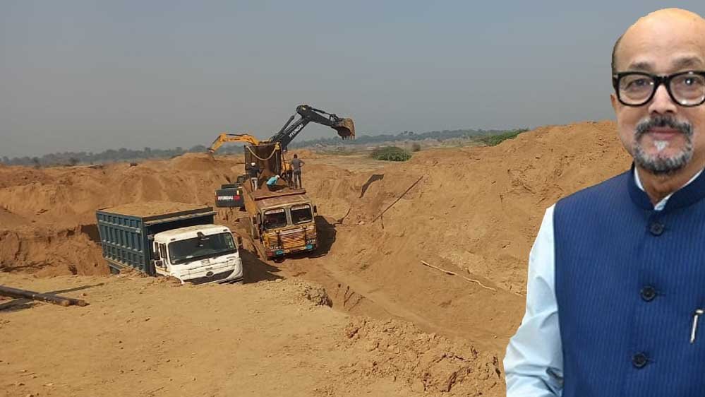 अवैध रेत उत्खनन पर राज्यपाल रमेन डेका सख्त