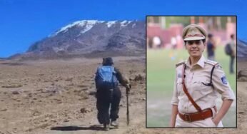 MP पुलिस की महिला अफसर ने रचा इतिहास, 5865 मीटर ऊंचे किलिमंजारो शिखर पर फहराया परचम
