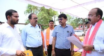 उप मुख्यमंत्री अरुण साव का बस्तर में निर्माण कार्यों का निरीक्षण जारी