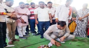 उद्योग मंत्री ने किया 40 लाख रूपए के सड़क डामरीकरण कार्य का शुभारंभ