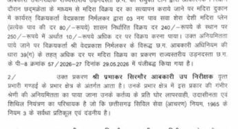 शराब की ओवररेटिंग पर सरकार सख्त, 4 आबकारी अधिकारी निलंबित, 8 को नोटिस जारी