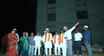 निर्माणाधीन मेडिकल कॉलेज पहुंचे स्वास्थ्य मंत्री जायसवाल, गुणवत्ता और तय समय में काम पूरा करने के दिए निर्देश