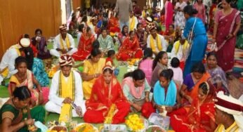 मुख्यमंत्री कन्या विवाह योजना के तहत जगदलपुर में 17 जोड़ों ने थामा एक-दूजे का हाथ