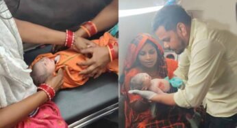 108 एम्बुलेंस में गूंजी किलकारी, महिला ने रास्ते में दिया बच्चे को जन्म, मां-बच्चा सुरक्षित