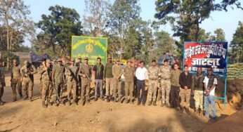 नारायणपुर में नक्सलियों के प्रतीकों पर कार्रवाई, सुरक्षा बलों ने ध्वस्त किए स्मारक