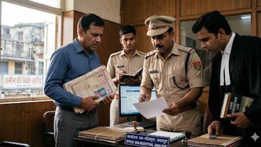जबलपुर में मृत महिला को जिंदा दिखाकर 76 लाख की जमीन की ठगी, दो आरोपियों पर ₹4-4 हजार का इनाम