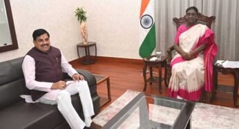 राष्ट्रपति मुर्मु से मुख्यमंत्री डॉ. यादव की सौजन्य भेंट, स्मृति चिन्हों का हुआ आदान-प्रदान