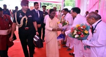 राष्ट्रपति मुर्मु का बैतूल प्रथम आगमन पर परम्परागत लोक नृत्य की प्रस्तुति से किया स्वागत