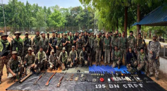 CG : दंतेवाड़ा में बरामद हुआ हथियारों का जखीरा …