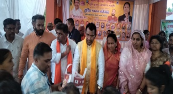 CG : विधायक रोहित साहू निक्षय मित्र बनकर 5 टीबी मरीजों को लिया गोद …
