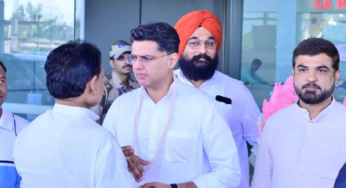 CG : रायपुर पहुंचे सचिन पायलट ने राम मंदिर चंदा प्रकरण पर केंद्र को घेरा …