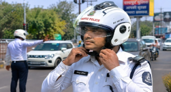 CG : रायपुर में ट्रैफिक जवानों के लिए एसी हेलमेट का ट्रायल शुरू…