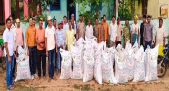CG : कोटमीकला के किसानों को मिला उन्नत मूंगफली बीज …