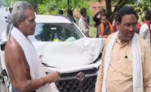 CG : कारों की टक्कर में एक की मौत, 4 लोगों की हालत नाजुक …