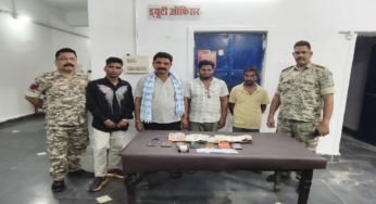 CG : जंगल में चल रहा था लाखों का जुआ, कोतवाली पुलिस ने 4 जुआरियों को दबोचा …