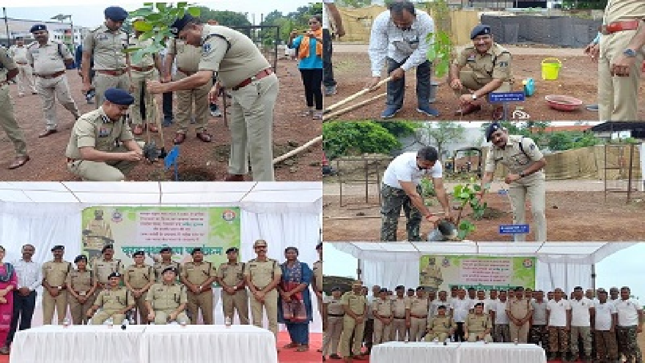CG : सेक्टर 6 पुलिस लाइन में लौह पुरुष सरदार वल्लभभाई पटेल की जयंती पर हुआ पौध रोपण …