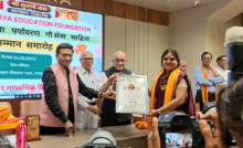 राजनांदगांव : डॉ. आकांक्षा को उत्कृष्ट शिक्षा सम्मान मिला…