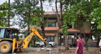 सेजबहार फेस-1 कॉलोनी की भूमि से अतिक्रमण हटाया, अवैध सड़क निर्माण पर मंडल की कार्रवाई