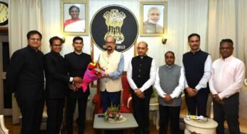 राज्यपाल से परिवीक्षाधीन आईएएस अधिकारियों ने की सौजन्य भेंट